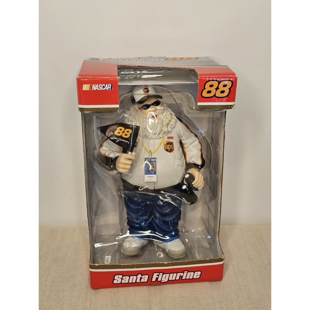 NASCAR Trevco Santa Figurine Dale Jr. 88 UPS